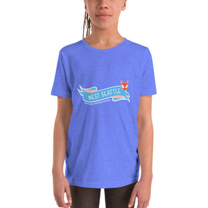 NEW - West Seattle Foxes - Youth Short Sleeve T-Shirt