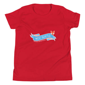 NEW - West Seattle Foxes - Youth Short Sleeve T-Shirt